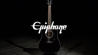 Video thumbnail for Epiphone DR-100 Acoustic, Ebony | Gear4music demo by Gear4music Guitars