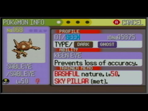 Old Pokemon Saved Files - Pokemon Emerald, Ruby, and Sapphire! Any Abandoned Shiny Pokemon?