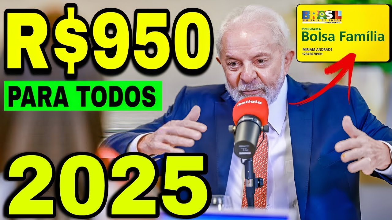 💥Governo anunciou valor do Bolsa Família para 2025; Calendário oficial de janeiro; R$950🙏