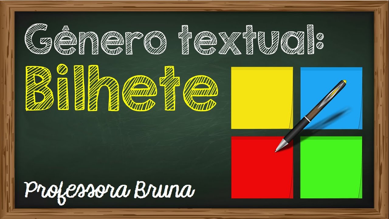 Gênero textual: Bilhete