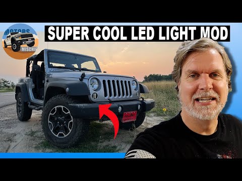 How To Install DRL LED Running Lights on a Jeep Jk