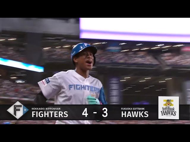 【7回裏】初球を振り抜いた!! ファイターズ・万波中正 今季第19号勝ち越しソロホームラン!! 2025年8月22日 北海道日本ハムファイターズ 対 福岡ソフトバンクホークス