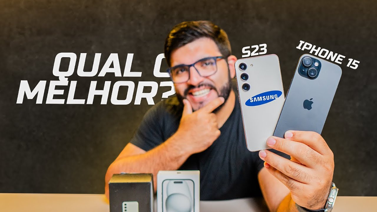 Galaxy S23 ainda é Melhor que IPhone 15? Qual comprar em 2024? COMPARATIVO!
