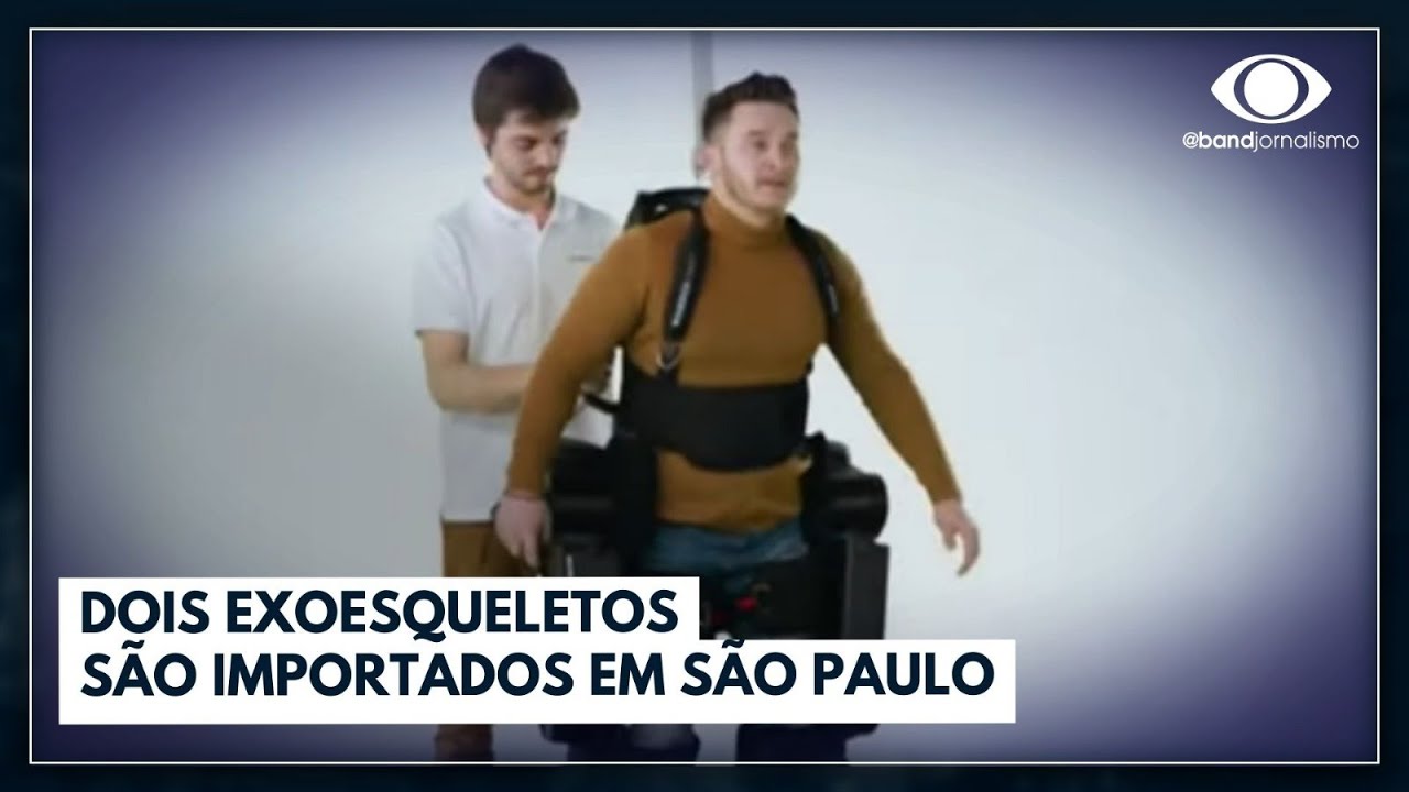 São Paulo terá dois exoesqueletos para reabilitar pessoas com paralisia | Jornal da Band