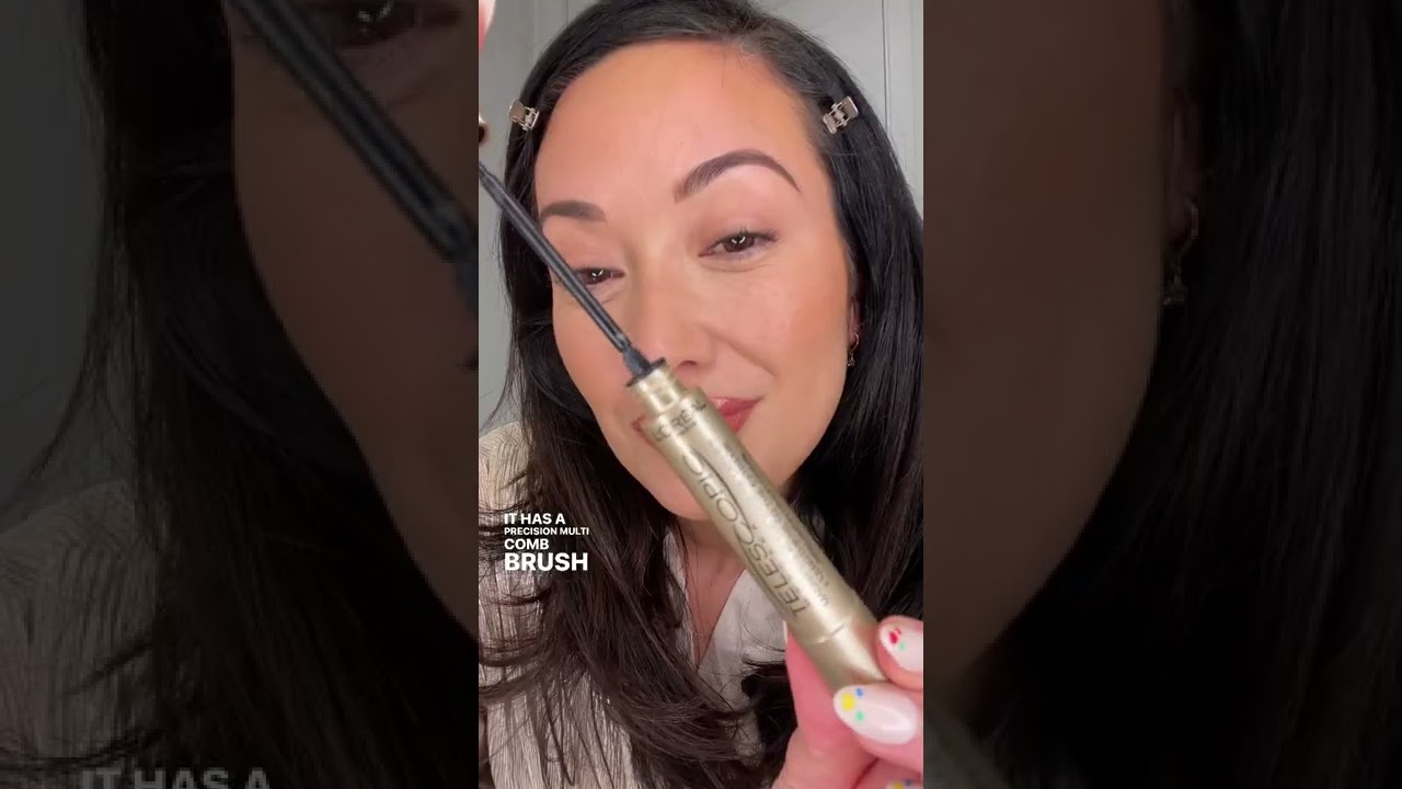 ASMR style review of the L'Oreal Paris Telescopic Mascara! #shorts