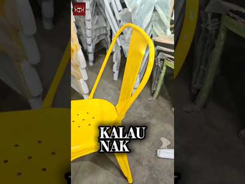 Metal Chair – pilihan warna untuk padankan dengan konsep ruang anda! ✨