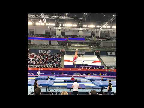 Lavinia Bitterli (SUI) F - 2021 Trampoline World Age Group Competition, Baku AZE