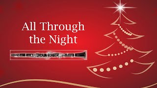 Christmas Carols - All Through the Night - Clarinet Cover and Play Along