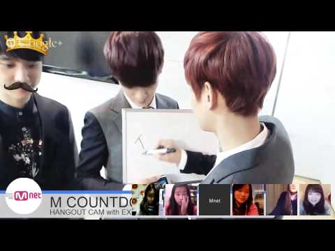131205 M COUNTDOWN HANGOUT CAM WITH EXO