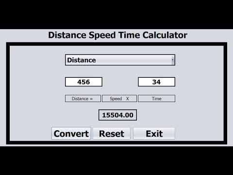 Calculating Speed Java Program