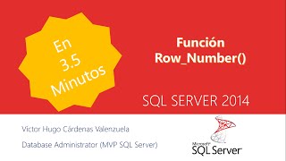 Row_Number() en SQL Server