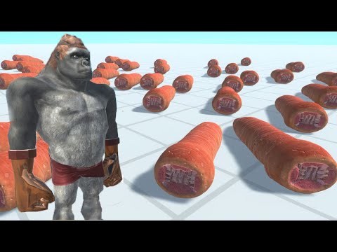 Blade Worms Army VS Wolverillax |x5| -  Animal Revolt Battle Simulator