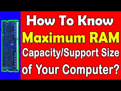 How to check maximum RAM support capacity in your PC or Laptop