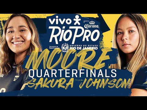 Carissa Moore vs Bettylou Sakura Johnson | VIVO Rio Pro - Quarterfinals Heat Replay