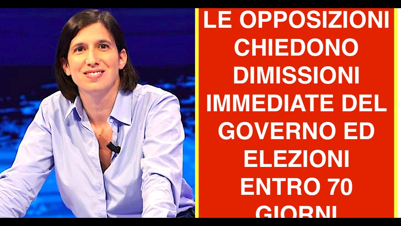 LE OPPOSIZIONI CHIEDONO DIMISSIONI IMMEDIATE DEL GOVERNO ED ELEZIONI ENTRO 70 GIORNI