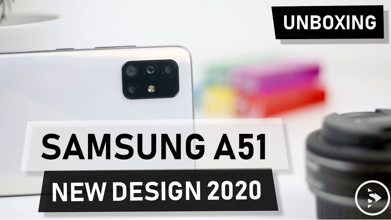 Samsung Galaxy A51 White Color Unboxing 2020 - Samsung A51 Vs Samsung Galaxy A50s Design Comparison