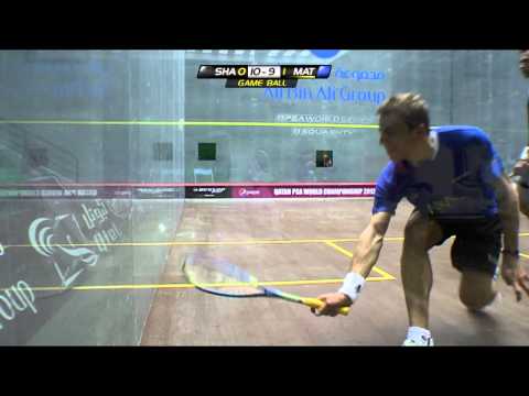 Squash : PSA World Championship Qatar 2012 - Quarter Final Roundup Pt3 Matthew v Shabana