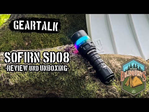 Geartalk: Sofirn SD08🔦Klein, praktisch aber NUR für Taucher?🤿 Oder doch NICHT?🤔 Review & Unboxing 📦