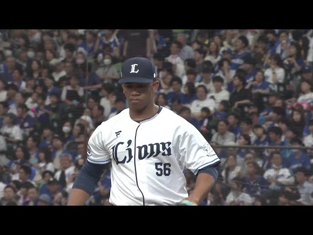 【7回表】安定の投球!! ライオンズ・ラミレス 2奪三振含む3者凡退で完璧に抑える!! 2025年6月15日 埼玉西武ライオンズ 対 中日ドラゴンズ