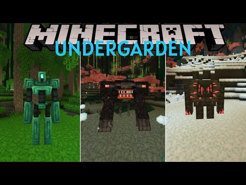 TorrTiller - Minecraft: THE UNDERGARDEN (NEW DIMENSION, BOSSES, DUNGEON, BIOMES, & WEAPONS) Mod Showcase