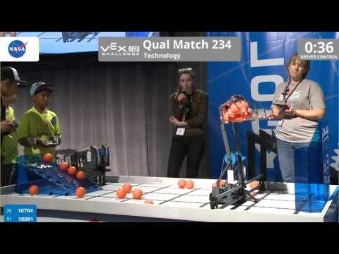 VEX Worlds 2016 - VEXIQ Elementary School - Technology - Qual 234 (10704 10091) 74