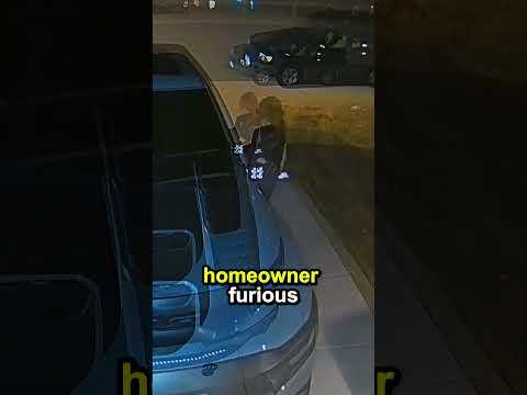 The doorbell camera captured the moment!