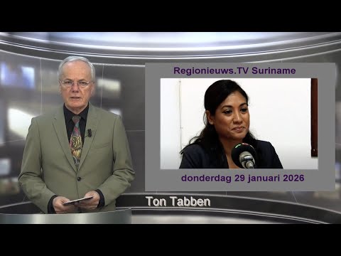 Regionieuws TV Suriname 29 januari 2026►Jessurun diplomatenpas ingeleverd ►NS helpt Su►verdeeld VHP