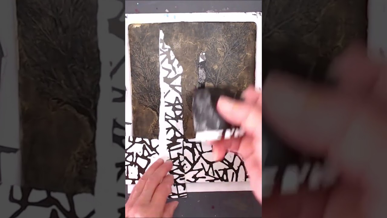 Leafy Gel Printing  |  The Joy of Gel Printing