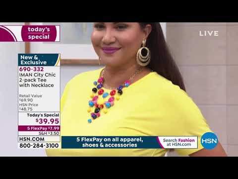 HSN | IMAN Global Chic Fashions 04.19.2020 - 12 PM