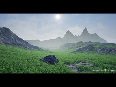UE4 - DevTon Fantasy Grasslands Landscape [Preview]
