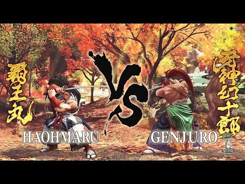 LEVEL 5 Haohmaru VS Genjuro Kibagami Samurai Shodown 2019 BATTLE TUTORIAL