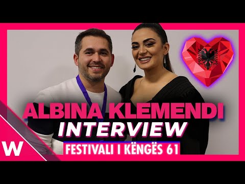 Albina Klemendi Interview @ Festivali i Këngës | Albania Eurovision 2023