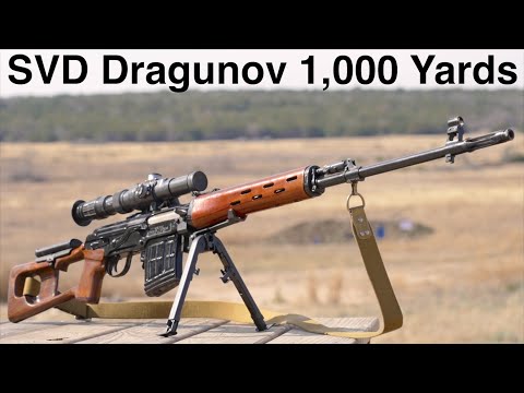 The SVD Dragunov Sniper Rifle Shooting 1,000 Yards