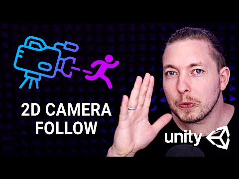 2D CAMERA FOLLOW PLAYER IN UNITY  | Cinemachine 2D Camera Movement In Unity | Unity Tutorial