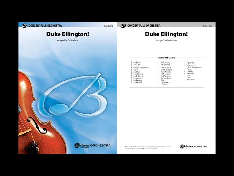 Duke Ellington!, arr. Calvin Custer – Score & Sound