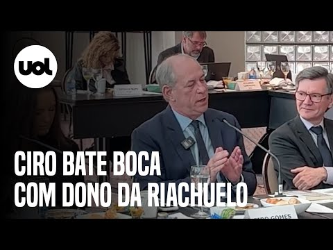 Ciro Gomes discute com dono da Riachuelo: 'Por favor, Flávio, se desintoxica'