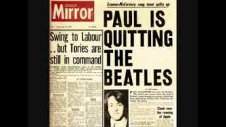PAUL McCARTNEY - Quits The Beatles