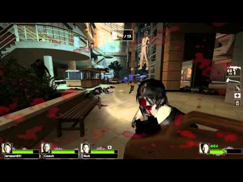 L4d2 part 4 end of the chapter 1 (dead center)  svenska commenatry (swedish)
