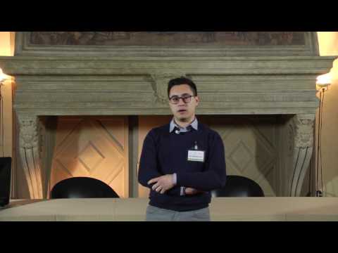 Three minute Thesis Competition 2017. Participant Giacomo Braschi– University of Bologna
