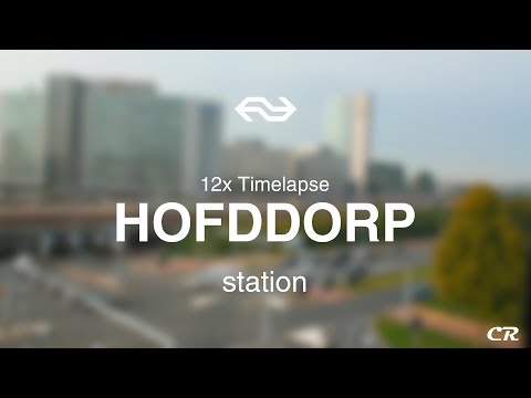 Timelapse: 1 (12) minute(s) from the life of the  Hofddorp station.