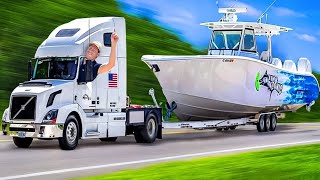 Sending Our 20,000 Pound Boat Somewhere EPIC!