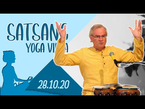 Satsang + Meditation + Mantrasingen mit Sukadev - Yoga Vidya live 7.00 Uhr - 28.10.2020