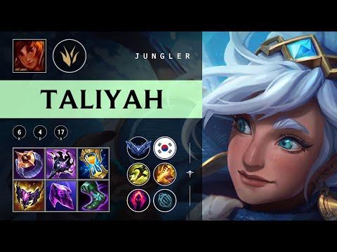 Taliyah Jungle vs Qiyana - KR Diamond Patch 25.22