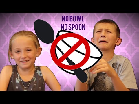 No Bowl, No Spoon Slime challenge!
