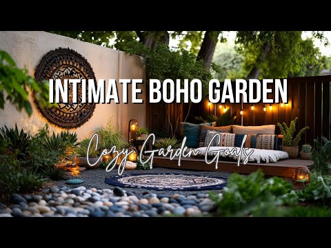 Intimate Boho Garden Vibes: How to Add Personality & Warmth to a Small Outdoor Space