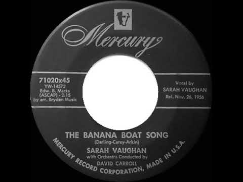 1957 HITS ARCHIVE: The Banana Boat Song - Sarah Vaughan