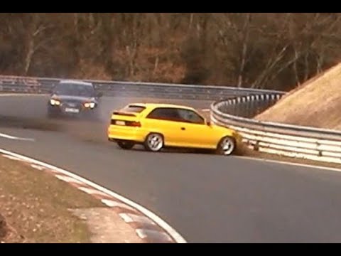 Opel Astra F Spin / Almost Crash Carfreitag 2018 Nordschleife Nürburgring Touristenfahrten