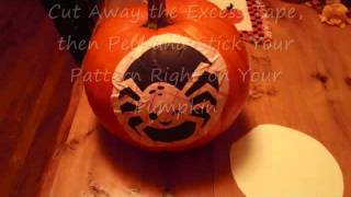 Jack-o-Lantern Pattern Using Transfer Tape and Your Printer