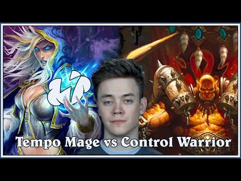 [Hearthstone] Goblins Vs. Gnomes: Reynad's Tempo Mage Vs. Control Warrior Game 1