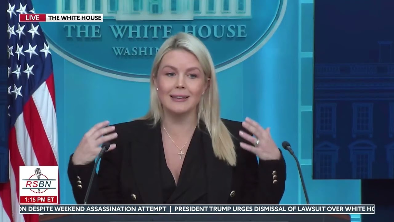 FULL EVENT: Karoline Leavitt Holds Press Briefing After Assassination Attempt - 04/27/26